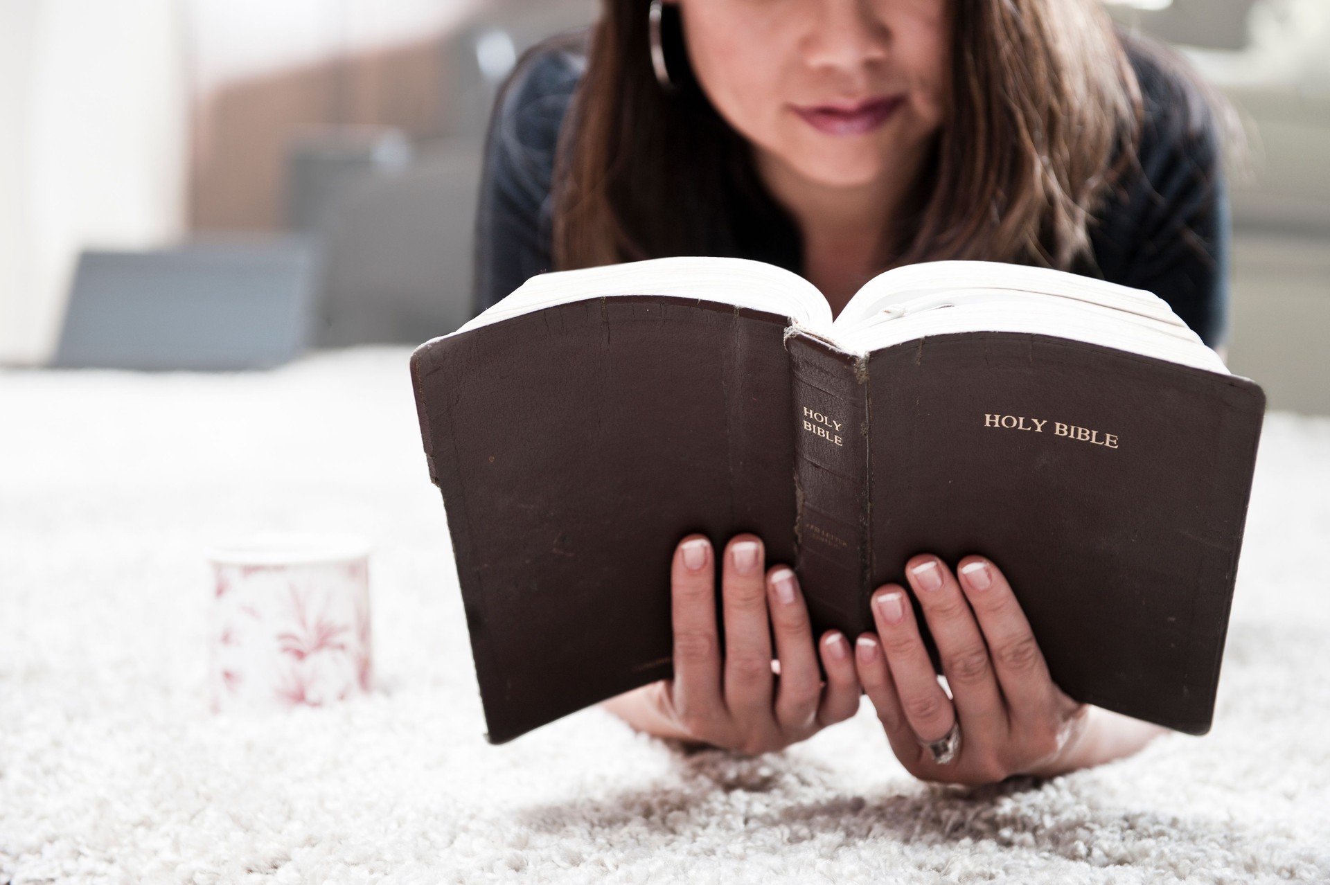 Woman Reading Bible